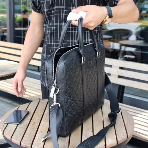 Replica Gucci AAA Man Handbags #1426127 $115.00 USD for Wholesale