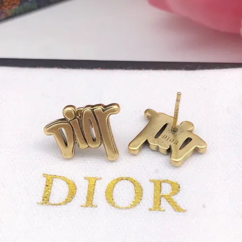 Replica Christian Dior Earrings For Women #1426142 $25.00 USD for Wholesale