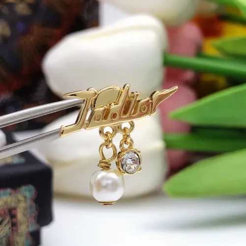 Replica Christian Dior Earrings For Women #1426143 $25.00 USD for Wholesale