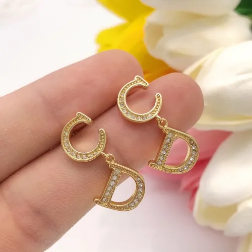 Replica Christian Dior Earrings For Women #1426145 $25.00 USD for Wholesale
