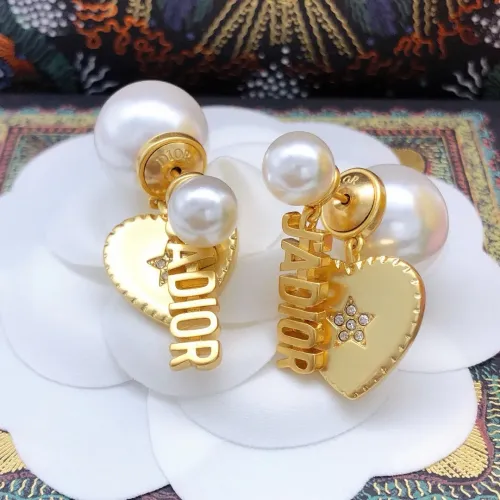 Replica Christian Dior Earrings For Women #1426154 $25.00 USD for Wholesale