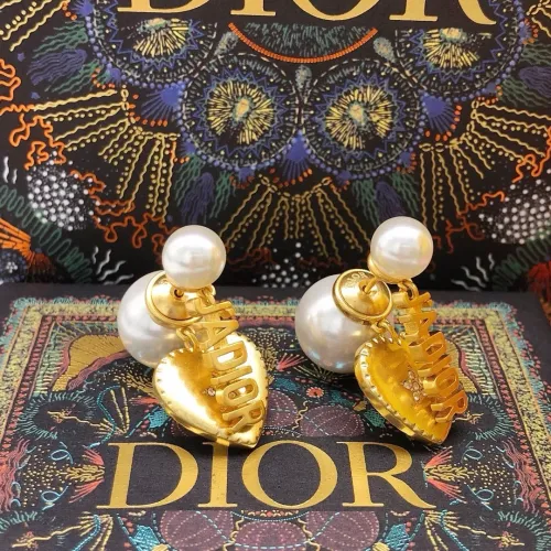 Replica Christian Dior Earrings For Women #1426154 $25.00 USD for Wholesale