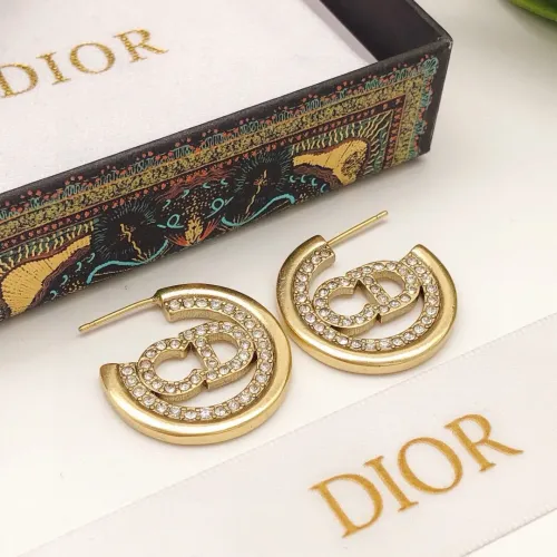 Replica Christian Dior Earrings For Women #1426158 $25.00 USD for Wholesale