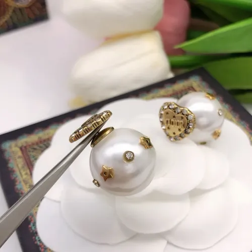 Replica Christian Dior Earrings For Women #1426161 $25.00 USD for Wholesale
