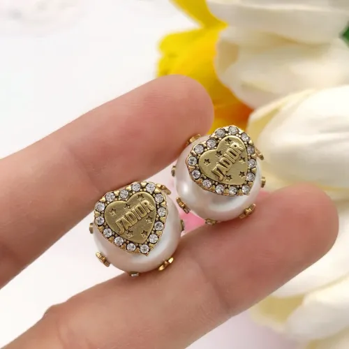 Replica Christian Dior Earrings For Women #1426161 $25.00 USD for Wholesale