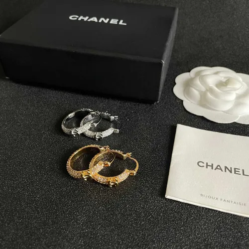 Replica Chanel Earrings For Women #1426215 $32.00 USD for Wholesale