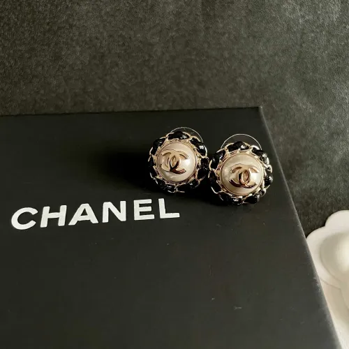 Replica Chanel Earrings For Women #1426297 $32.00 USD for Wholesale