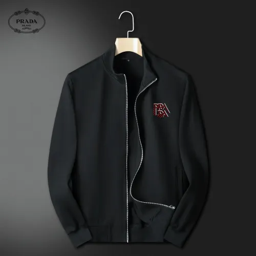 Replica Prada Tracksuits Long Sleeved For Men #1426351 $80.00 USD for Wholesale