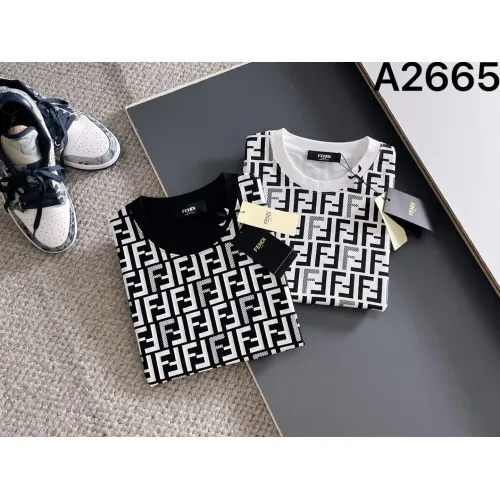 Replica Fendi T-Shirts Short Sleeved For Unisex #1426691 $42.00 USD for Wholesale