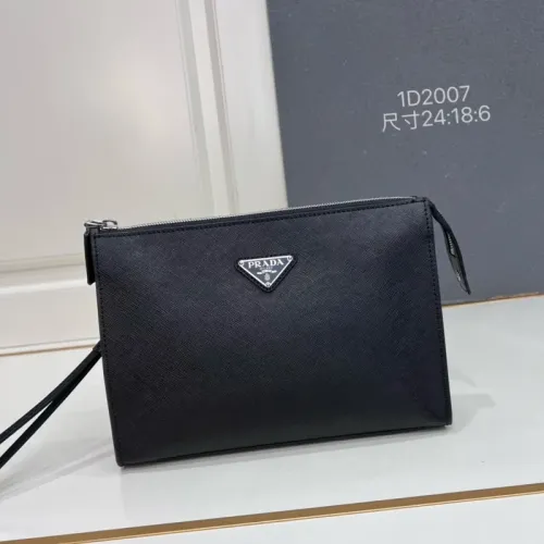 Prada AAA Man Pouches #1426832 $96.00 USD, Wholesale Replica Prada AAA Man Wallets