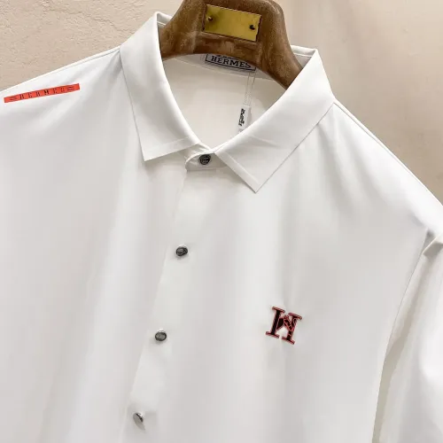 Replica Hermes Shirts Short Sleeved For Men #1426890 $52.00 USD for Wholesale