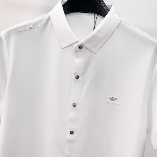 Replica Armani Shirts Short Sleeved For Men #1426932 $52.00 USD for Wholesale