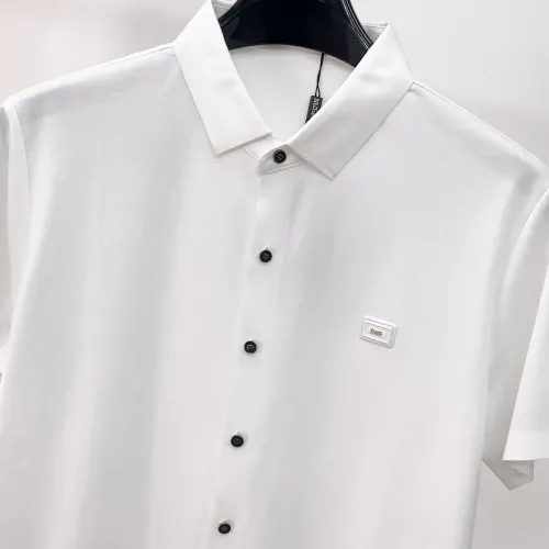 Replica Dolce & Gabbana D&G Shirts Short Sleeved For Men #1426936 $52.00 USD for Wholesale