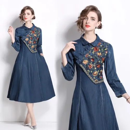 Christian Dior Dresses Long Sleeved For Women #1426986 $76.00 USD, Wholesale Replica Christian Dior Dresses