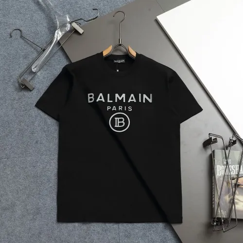 Balmain T-Shirts Short Sleeved For Unisex #1426992 $38.00 USD, Wholesale Replica Balmain T-Shirts