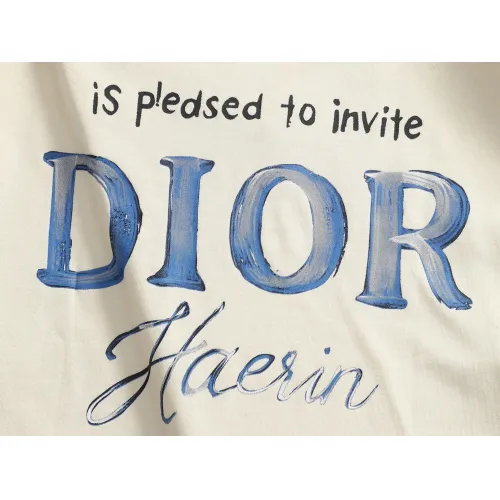 Replica Christian Dior T-Shirts Short Sleeved For Unisex #1427060 $38.00 USD for Wholesale