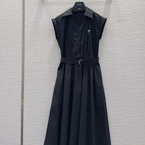 Christian Dior Dresses Sleeveless For Women #1427091 $130.00 USD, Wholesale Replica Christian Dior Dresses