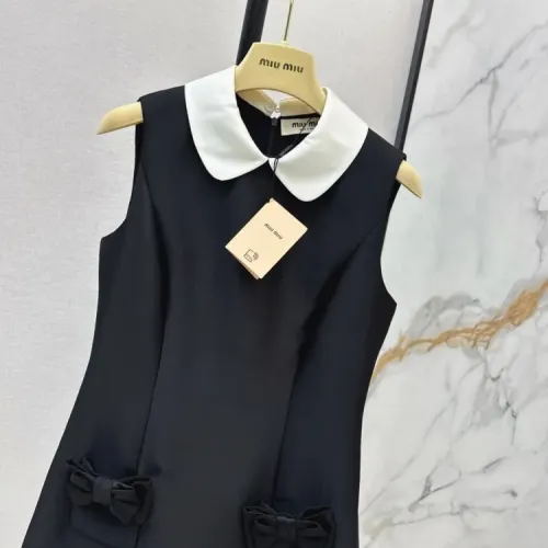 Replica MIU MIU Dresses Sleeveless For Women #1427095 $125.00 USD for Wholesale