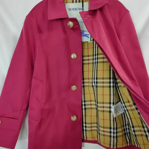 Replica Burberry Trench Coat Long Sleeved For Women #1427103 $132.00 USD for Wholesale