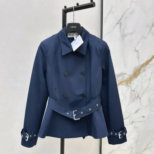 Christian Dior Coats Long Sleeved For Women #1427116 $135.00 USD, Wholesale Replica Christian Dior Coats