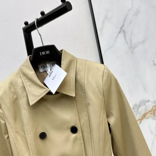 Replica Christian Dior Coats Long Sleeved For Women #1427117 $135.00 USD for Wholesale