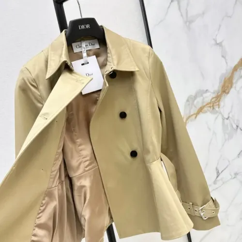 Replica Christian Dior Coats Long Sleeved For Women #1427117 $135.00 USD for Wholesale