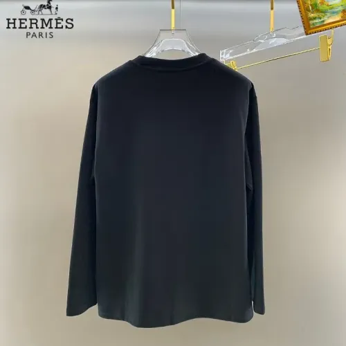 Replica Hermes T-Shirts Long Sleeved For Unisex #1427233 $34.00 USD for Wholesale