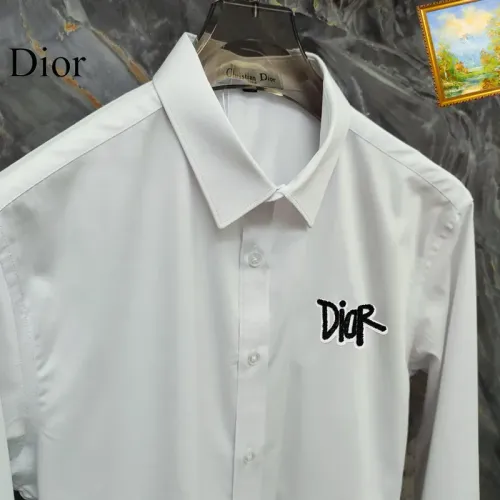 Replica Christian Dior Shirts Long Sleeved For Men #1427383 $40.00 USD for Wholesale