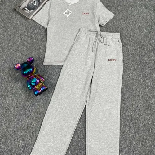 LOEWE Tracksuits Short Sleeved For Women #1427408 $88.00 USD, Wholesale Replica LOEWE Tracksuits