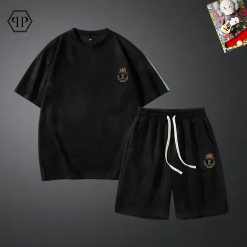 Louis Vuitton LV Tracksuits Short Sleeved For Men #1427458 $48.00 USD, Wholesale Replica Louis Vuitton LV Tracksuits