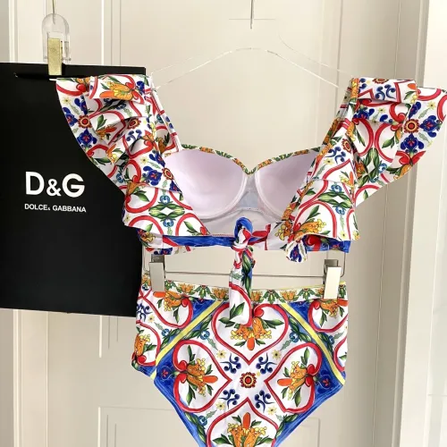 Replica Dolce & Gabbana Bathing Suits For Women #1427772 $45.00 USD for Wholesale