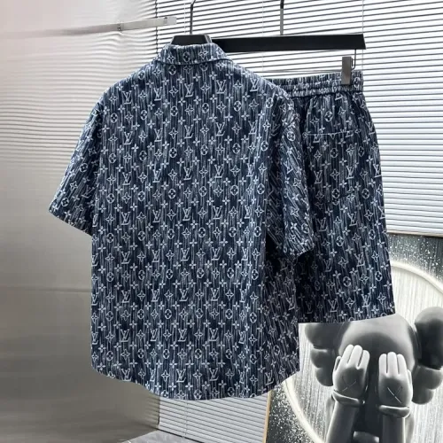 Replica Louis Vuitton LV Tracksuits Short Sleeved For Men #1427844 $68.00 USD for Wholesale