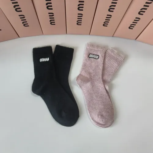MIU MIU Socks #1427935 $29.00 USD, Wholesale Replica MIU MIU Socks