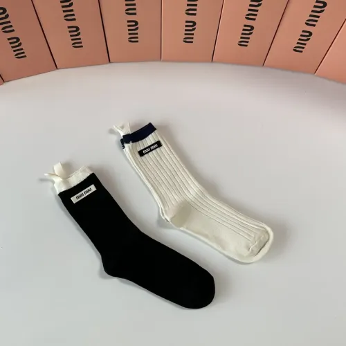 Replica MIU MIU Socks #1427937 $29.00 USD for Wholesale