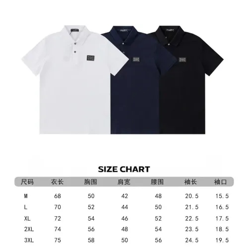 Replica Dolce & Gabbana D&G T-Shirts Short Sleeved For Men #1428677 $39.00 USD for Wholesale