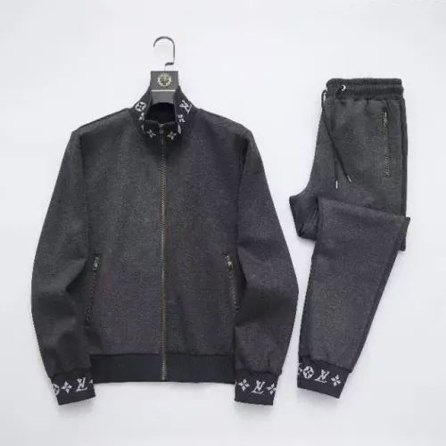 Louis Vuitton LV Tracksuits Long Sleeved For Men #1428744 $92.00 USD, Wholesale Replica Louis Vuitton LV Tracksuits