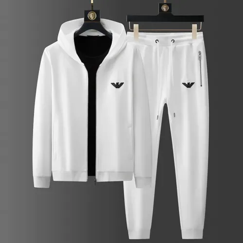 Armani Tracksuits Long Sleeved For Men #1428857 $85.00 USD, Wholesale Replica Armani Tracksuits