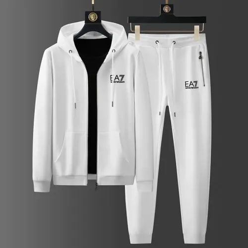 Armani Tracksuits Long Sleeved For Men #1428859 $85.00 USD, Wholesale Replica Armani Tracksuits