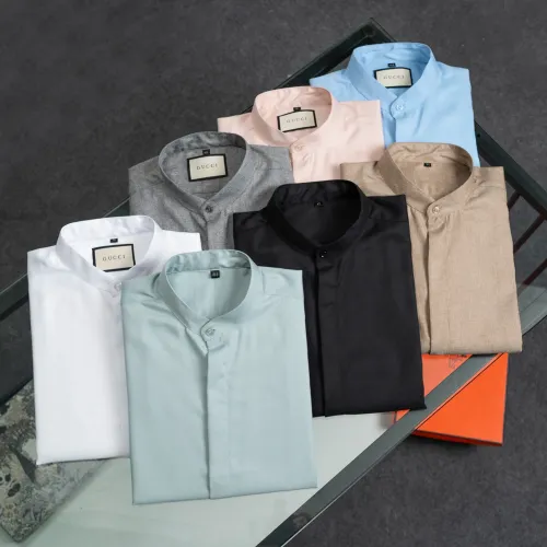 Replica Gucci Shirts Long Sleeved For Men #1428929 $40.00 USD for Wholesale