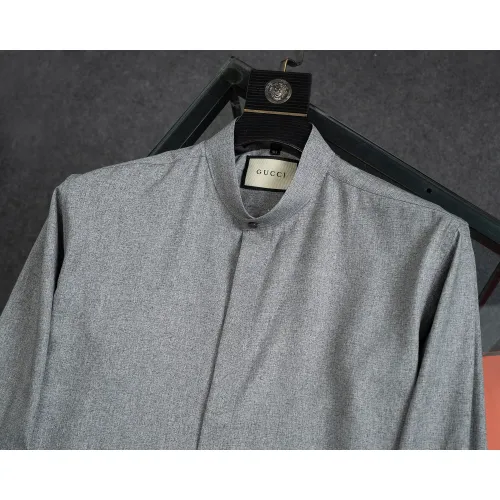 Replica Gucci Shirts Long Sleeved For Men #1428930 $40.00 USD for Wholesale