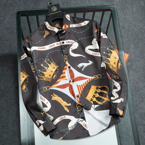 Louis Vuitton LV Shirts Long Sleeved For Men #1428968 $48.00 USD, Wholesale Replica Louis Vuitton LV Shirts