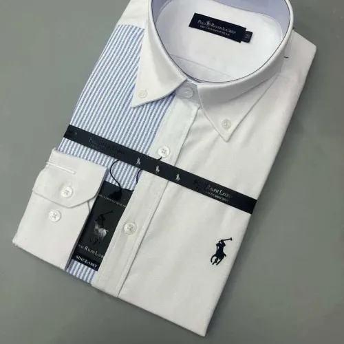 Replica Ralph Lauren Polo Shirts Long Sleeved For Men #1428981 $40.00 USD for Wholesale
