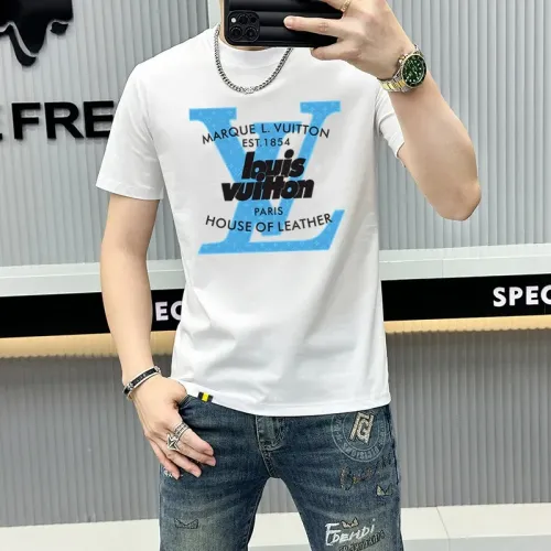 Louis Vuitton LV T-Shirts Short Sleeved For Men #1429241 $40.00 USD, Wholesale Replica Louis Vuitton LV T-Shirts