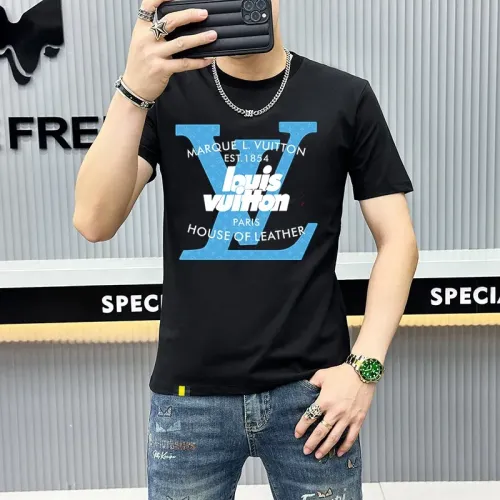 Louis Vuitton LV T-Shirts Short Sleeved For Men #1429242 $40.00 USD, Wholesale Replica Louis Vuitton LV T-Shirts
