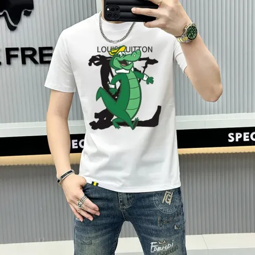 Louis Vuitton LV T-Shirts Short Sleeved For Men #1429247 $40.00 USD, Wholesale Replica Louis Vuitton LV T-Shirts