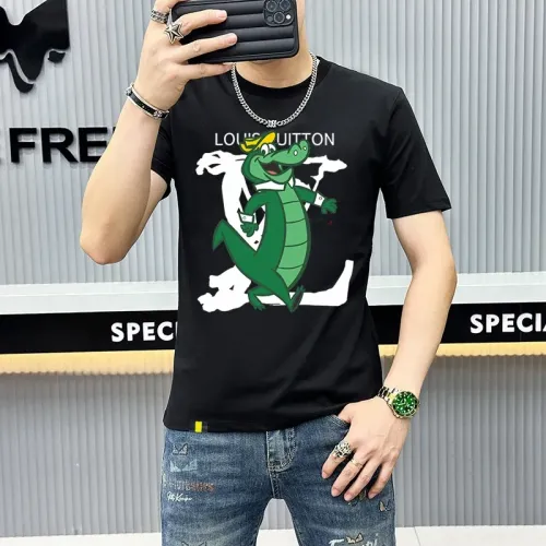 Louis Vuitton LV T-Shirts Short Sleeved For Men #1429248 $40.00 USD, Wholesale Replica Louis Vuitton LV T-Shirts