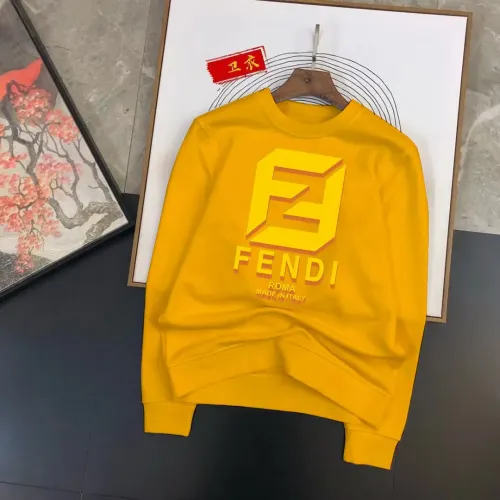 Fendi Hoodies Long Sleeved For Men #1429410 $48.00 USD, Wholesale Replica Fendi Hoodies
