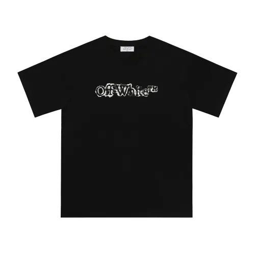 Off-White T-Shirts Short Sleeved For Unisex #1429638 $32.00 USD, Wholesale Replica Off-White T-Shirts