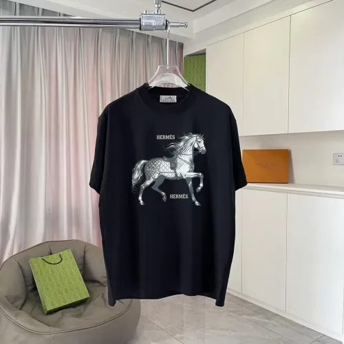 Hermes T-Shirts Short Sleeved For Unisex #1429655 $42.00 USD, Wholesale Replica Hermes T-Shirts