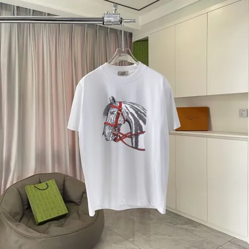 Hermes T-Shirts Short Sleeved For Unisex #1429656 $42.00 USD, Wholesale Replica Hermes T-Shirts